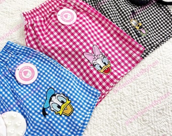 Adorable Disney Character Inspired Gingham Shorts