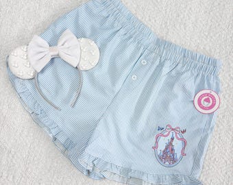 Disney Castle Inspired Shorts