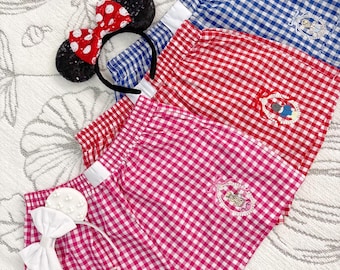 Disney Princess Inspired Gingham Shorts