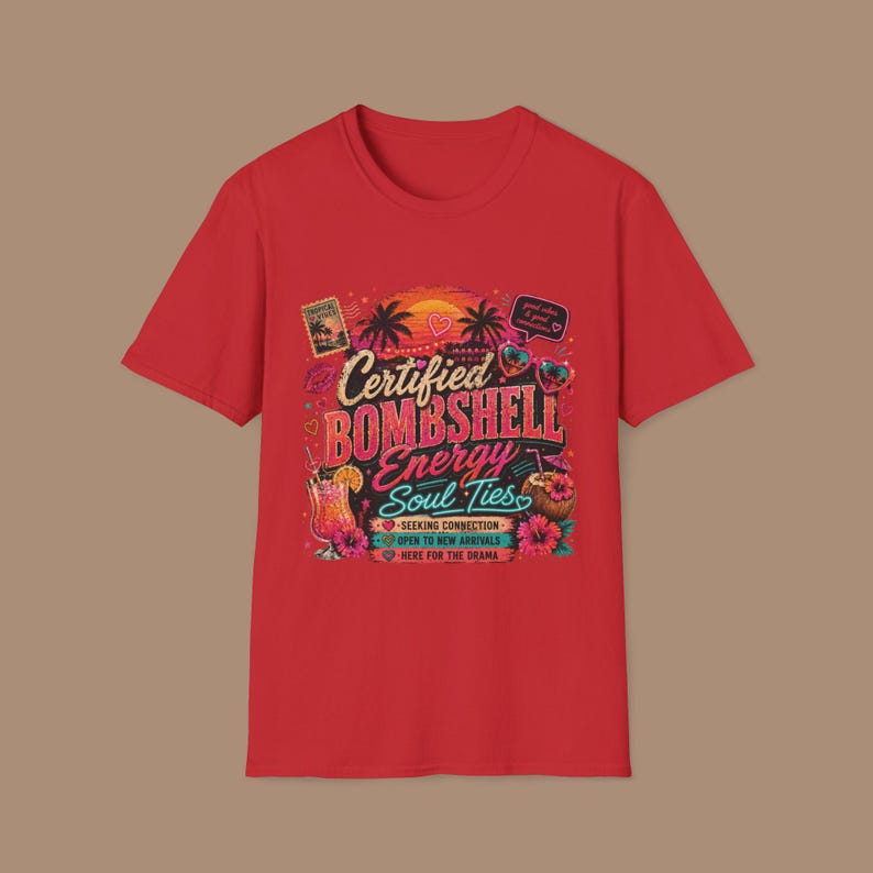 Bombshell Energy T-Shirt, Love Island Inspired Tee, Gift for Fans image 10