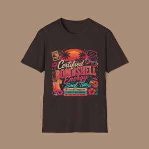 Bombshell Energy T-Shirt, Love Island Inspired Tee, Gift for Fans image 5