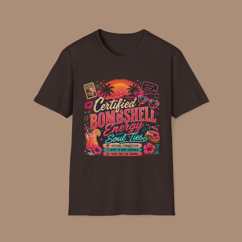 Bombshell Energy T-Shirt, Love Island Inspired Tee, Gift for Fans image 5