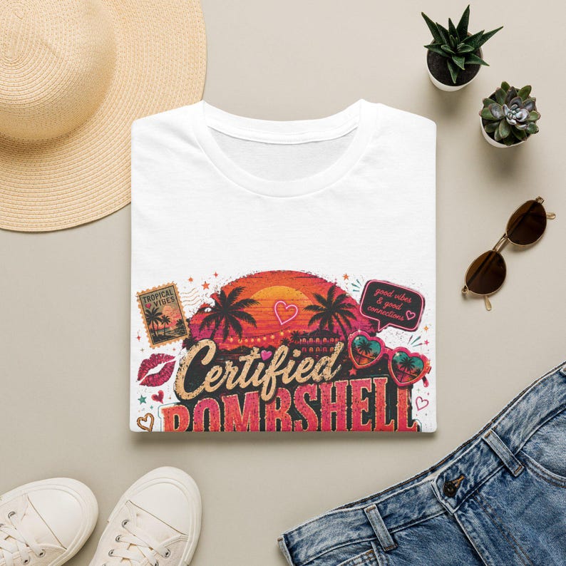Bombshell Energy T-Shirt, Love Island Inspired Tee, Gift for Fans image 15