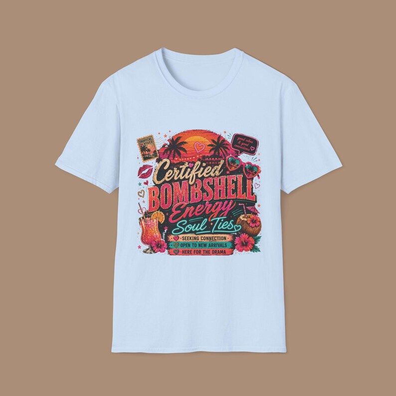 Bombshell Energy T-Shirt, Love Island Inspired Tee, Gift for Fans image 8