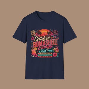 Bombshell Energy T-Shirt, Love Island Inspired Tee, Gift for Fans image 9