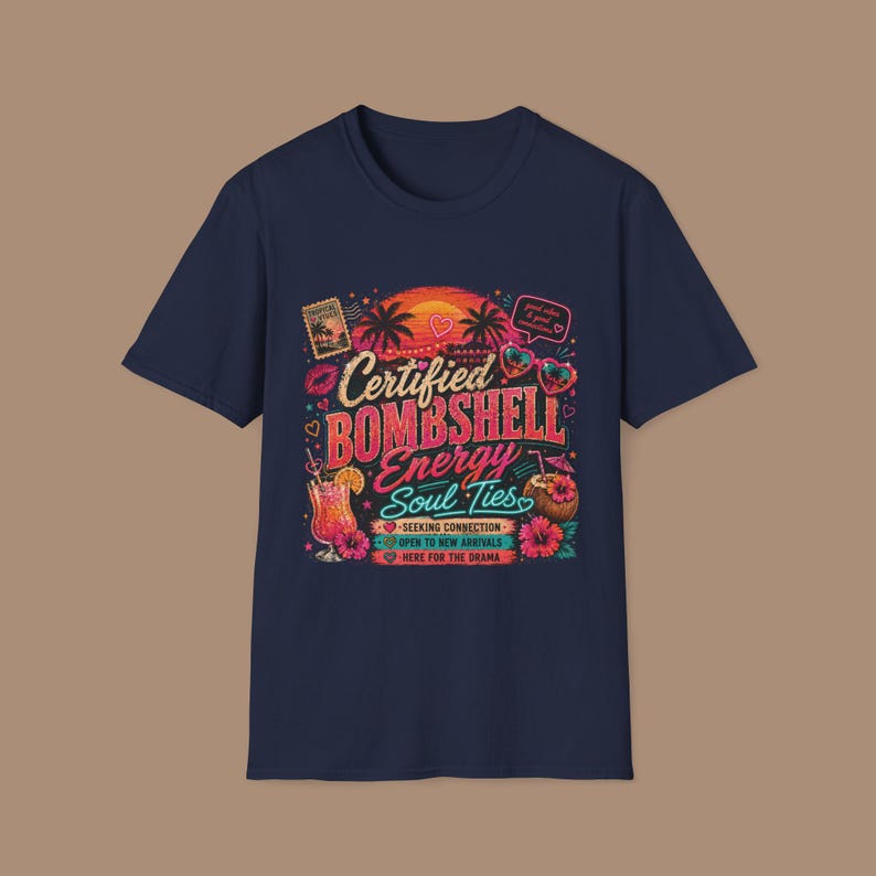 Bombshell Energy T-Shirt, Love Island Inspired Tee, Gift for Fans image 9