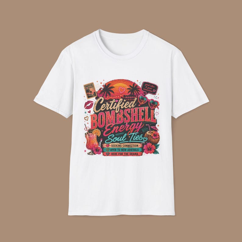 Bombshell Energy T-Shirt, Love Island Inspired Tee, Gift for Fans image 3