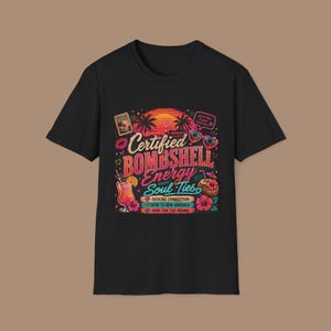 Bombshell Energy T-Shirt, Love Island Inspired Tee, Gift for Fans image 4