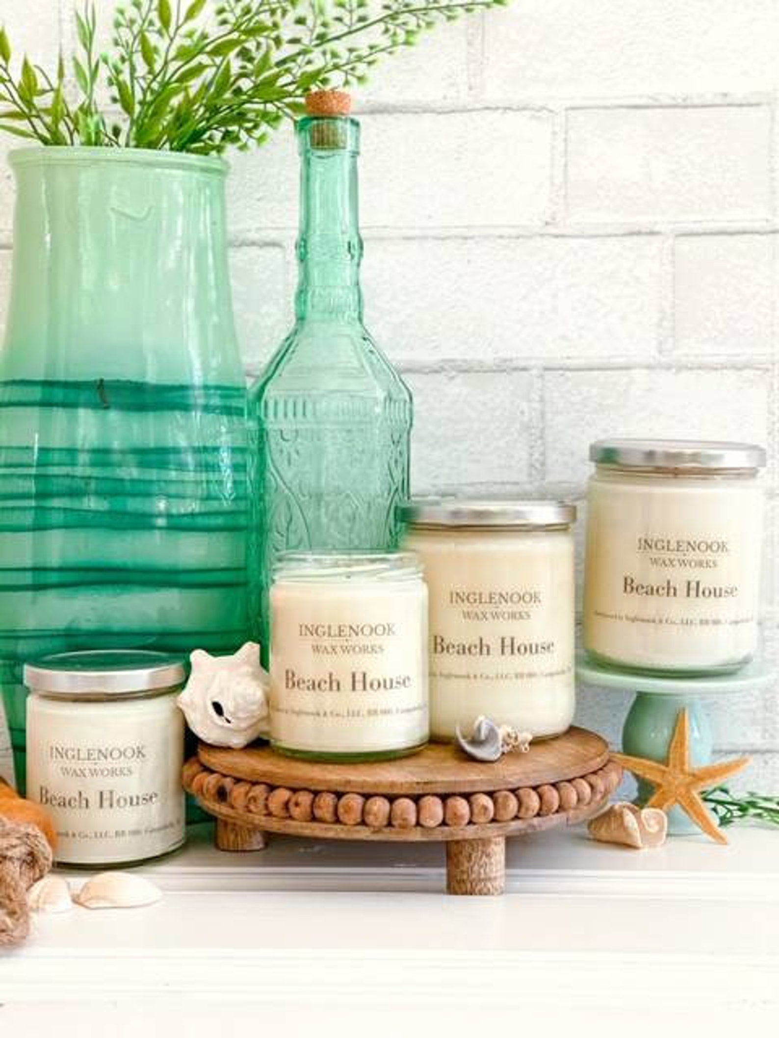 Beach House Candle 8 Oz And 16 Oz Soy Candle Inglenook Soaps Etsy