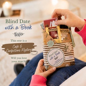 Café Confections Mystery Book Box | Blind Date with Book, Tea, Bookmark