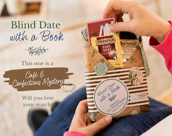 Café Confections Mystery Book Box | Blind Date with Book, Tea, Bookmark