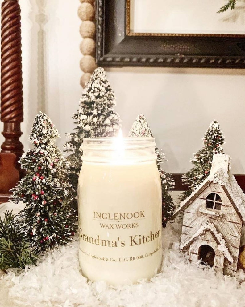 Grandma's Kitchen Candle 8 Oz and 16 Oz Soy Candle Etsy