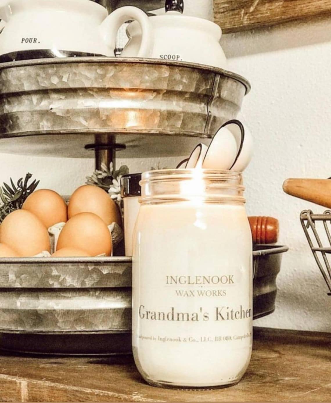 Grandma's Kitchen Candle 8 Oz and 16 Oz Soy Candle Etsy