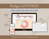 Monthly Budget Planner Google Sheets, Automated Budget Template, Financial Dashboard, Monthly Expense Tracker, Personal Finance Spreadsheet