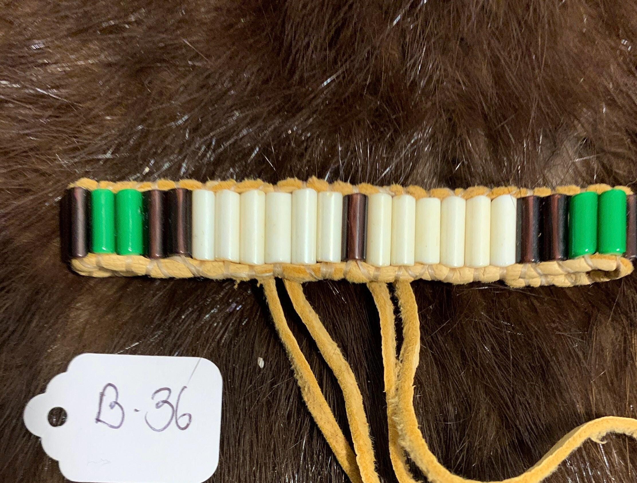 Glass Wampum Bracelet B-36