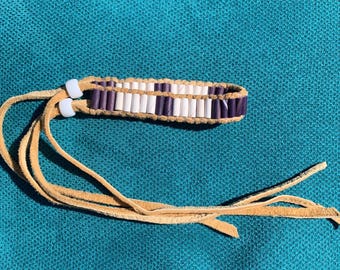 Clay Wampum-armband B-5