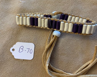 Clay Wampum Bracelet B-70