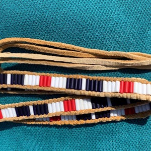 Glass Wampum Hatband VH-20