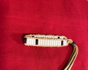 Glazen Wampum-armband