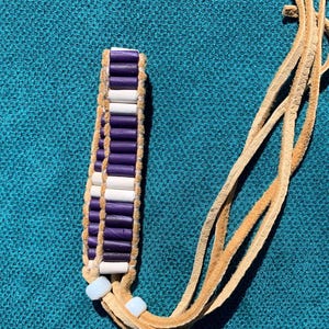 Clay wampum bracelet B-71
