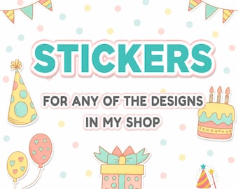 Individuelle Gesichtsaufkleber – Personalisierte Fotoaufkleber – Jedes Design aus meinem Shop – Gastgeschenke, Etiketten, Geschenke, Dekorationen
