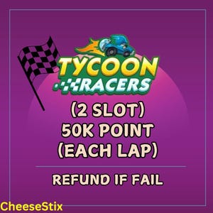 Tycoon Racers Monopoly Go (2 booster carry 2)- 50k points each lap