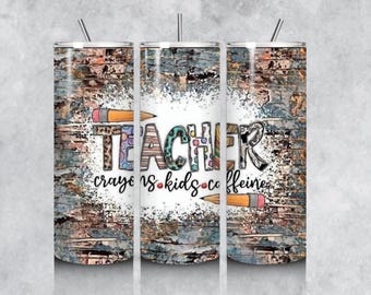 Best Teacher Ever 20oz Skinny Tumbler