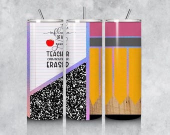 Best Teacher Ever 20oz Skinny Tumbler