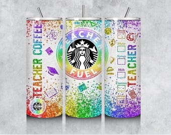 Best Teacher Ever 20oz Skinny Tumbler