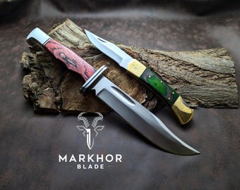 Réplica de cuchillo de la película Scream: Cuchillo plegable Bloody GHOSTFACE Buck 119 y 110 Hoja real