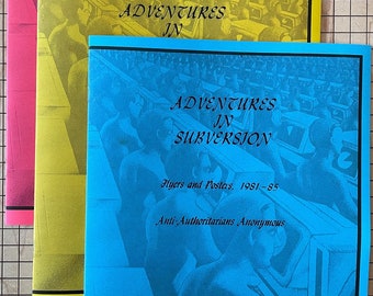Adventures in Subversion Zine: 1981-85 Flyers & Posters - Vintage Reprint
