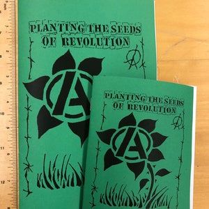 Planting the Seeds of Revolution Vegan Cookbook Zine New image 1