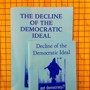 Decline of the Democratic Ideal Noam Chomsky Zine Brand New Politics image 1