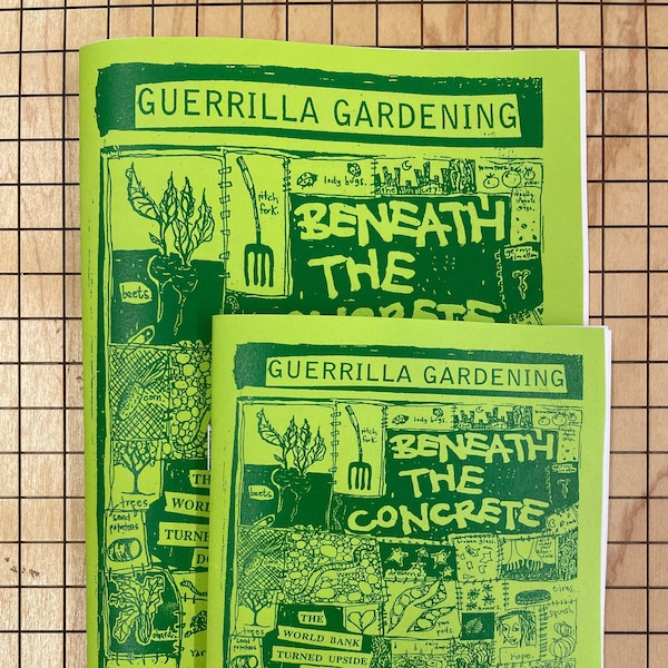 Guerrilla Gardening: Beneath the Concrete | Brand New | Zine | Gardening