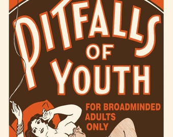 Pitfalls of Youth Propaganda Drug Poster