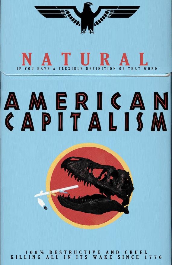 American Capitalism Poster Etsy