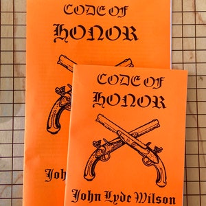 Code of Honor | Dueling | Rules | Government | Zine | Brand New