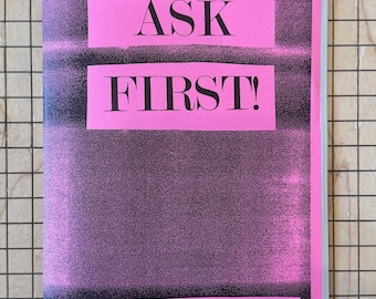 Fråga först | Samtycke | Medvetenhet om sexuella övergrepp | Tidskrift