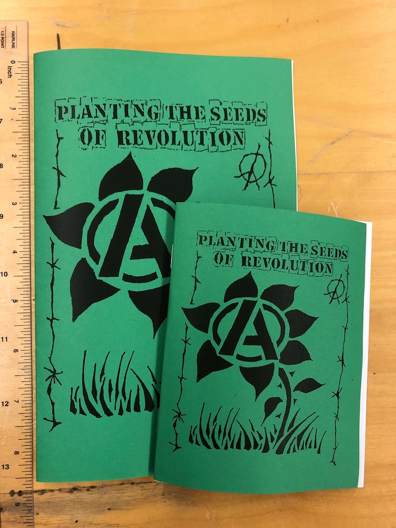 Planting the Seeds of Revolution Vegan Cookbook Zine New image 1