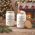 Teacher cookie jar, personalized Christmas gift for nanny, gift idea for atsem and teacher, teacher cake box, Christmas cookie product logo