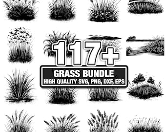 117+ Grass scene SVG Bundle,Instant Digital Download png, dxf, eps, svg, Cricut Cut Files, Silhouette, Commercial Use, Digital Clipart