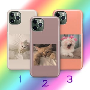 Aesthetic Cat G2 Phone Case For Apple iPhone 11 12 13 14 15 16 17 e Air PRO Plus Mini Max Cute Kitten Pictur Kitty Photo Cuddly Soft Pussy