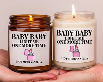 Pop Music Candle, 'Baby Light Me' Scented Candle