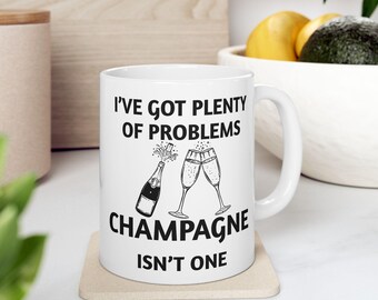 Champagne Problems Mug | Swiftie Coffee Cup, Music Lover Gift
