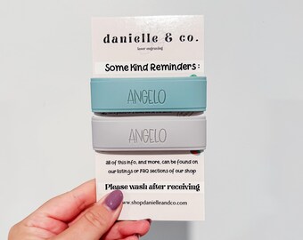 Paquete de 2 etiquetas de silicona para biberones: Sky/Glacier, etiquetas para biberones, etiquetas para sorbetes, etiquetas personalizadas para guarderías, etiquetas para campamentos y cestas de Pascua.