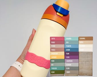 Single (1) Personalized Silicone Label for daycare, sippy cups, baby bottles, water bottles, first day of school, back to school