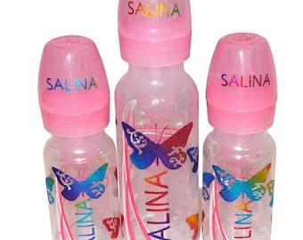 Customized Dr. Brown Baby Bottles bundle pack all three look the same