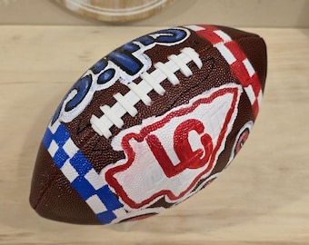 hand painted footballs