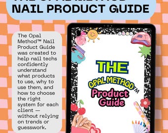 Nail Tech Produkt-Anleitung | Anfänger Gel Nägel (Digitaler Download)