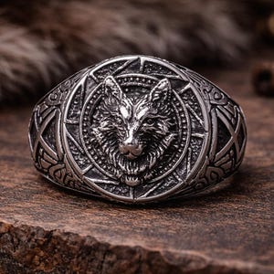 Fenrirwolfring – Vikingsieraden uit de Noorse mythologie